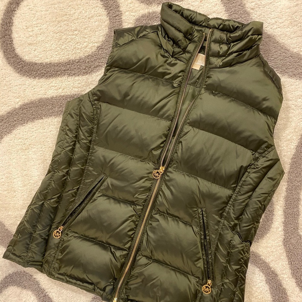 MICHAEL Michael Kors Green Quilted vest